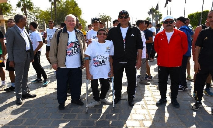 جامعة حلوان تنظم ماراثون «الصحة والاندماج» الحاشد للطلاب والوافدين وذوي الهمم