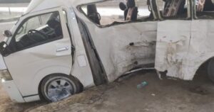 مصرع شخصين وإصابة 3 آخرين فى حادث تصادم على الطريق الإقليمى بالمنوفية