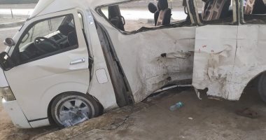 مصرع شخصين وإصابة 3 آخرين فى حادث تصادم على الطريق الإقليمى بالمنوفية