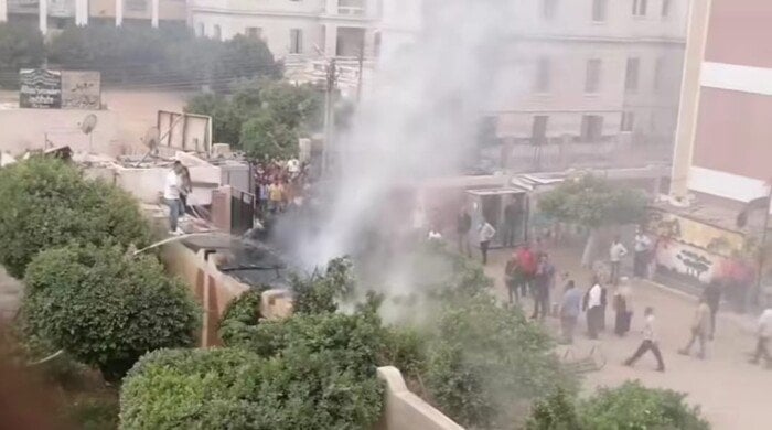 ذعر في «25 يناير» بالمنيا: حريق مفاجئ يلتهم كانتين مدرسة دون إصابات