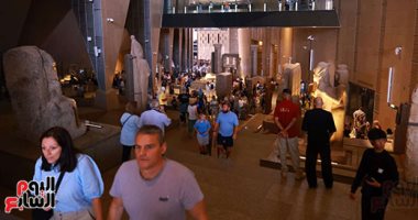 اليوم السابع في جولة خاصة داخل متحف مراكب الملك خوفو بالمتحف المصرى الكبير.. فيديو