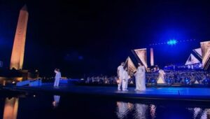 فاطمة سعيد تروي قصة مسلة رمسيس خلال حفل المتحف المصري الكبير