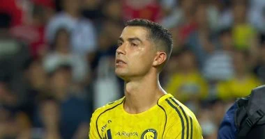 كريستيانو رونالدو يقود هجوم النصر ضد الفيحاء فى الدوري السعودي