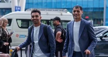 شاهد لاعبى بيراميدز فى المطار استعدادا للسفر إلى الإمارات للمشاركة فى السوبر