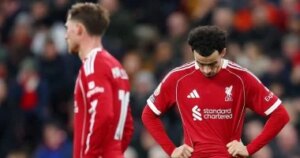 ليفربول يسجل أرقاما كارثية فى الدوري الإنجليزي بعد ثلاثية نوتينجهام فورست