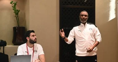 محاضرة فنية للاعبى المنتخب الوطنى تحت 17 عاما قبل مواجهة هايتى