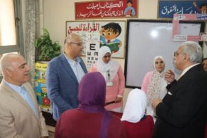 محافظ القليوبية يُدشّن مبادرة «عيون أطفالنا مستقبلنا» لفحص نظر 456 ألف طالب بالمجان