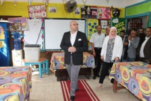 محافظ بني سويف يتفقد اللجان الانتخابية استعداداً لانتخابات مجلس النواب 2025
