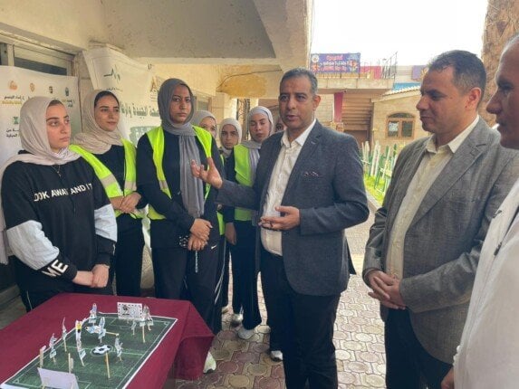 مدير الرياضة بالقليوبية يتابع برامج التدريب العملي لطلاب كلية علوم الرياضة
