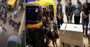 مشاجرة على "توك توك" بالغربية تنتهى بضبط المتورطين وسلاح أبيض وكلبين.. فيديو