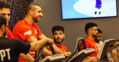 تدريبات استشفائية لمنتخب مصر استعدادا لودية أوزبكستان