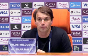 ميلويفيتش: لسنا مثل الوحدة وشباب الأهلي
                                                2025.11.04 | 11:35 pm
                                                وصف الصربي ميلوس ميلويفيتش، مدرب فريق الشارقة الإماراتي الأول لكرة القدم، الخسارة أمام الاتحاد بـ «النتيجة الكبيرة»، مشددًا على أهمية مساندة الجماهير للاعبيه في مبارياتهم المقبلة.
وقال ميلويفيتش في المؤتمر الصحافي  ...