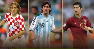 ميسي ورونالدو ومودريتش ضمن 11 نجمًا يتحدون الزمن منذ مونديال 2006
