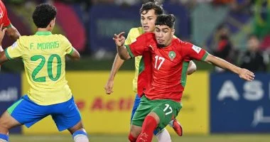 منتخب المغرب يودع كأس العالم للناشئين بهزيمة قاتلة ضد البرازيل.. فيديو