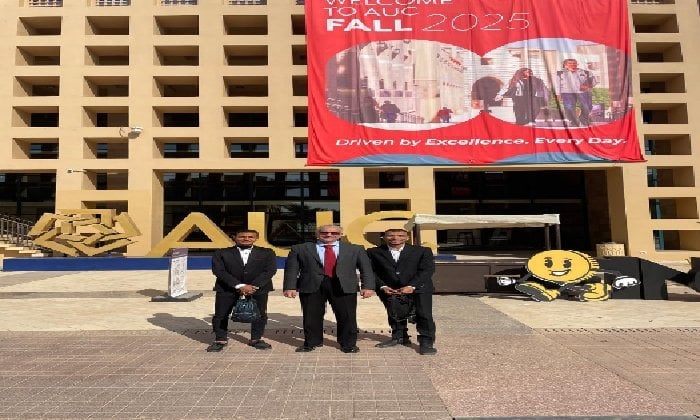 جامعة أسوان تشارك بوفد طلابي في مؤتمر القادة المصريين بالجامعة الأمريكية