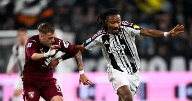 التعادل يحسم مباراة يوفنتوس ضد تورينو في الدوري الإيطالي