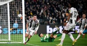 يوفنتوس ضد سبورتينج.. شوط نارى ينتهى بالتعادل 1-1.. فيديو