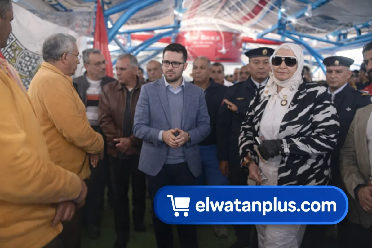 نائب محافظ مطروح يتفقد سوق مرسى مطروح ومعرض اهلا رمضان لضبط الاسعار