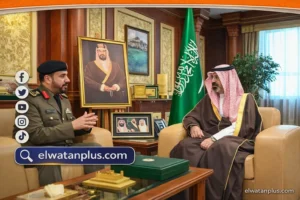 نائب أمير جازان يتسلم التقرير السنوي لشرطة المنطقة لعام 2025