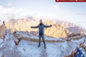 أمطار وبرودة في سانت كاترين