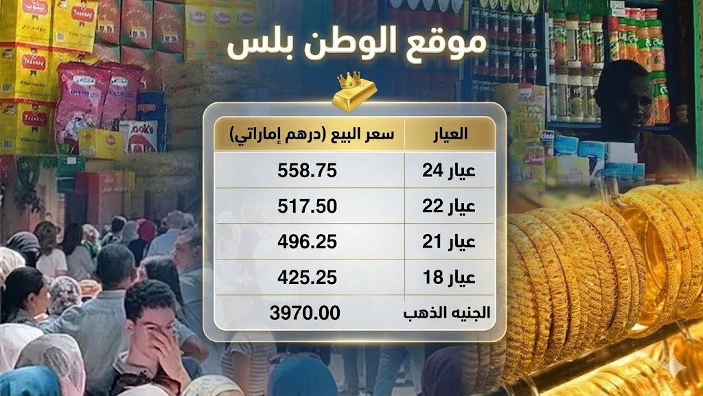 أسعار الذهب في الإمارات اليوم