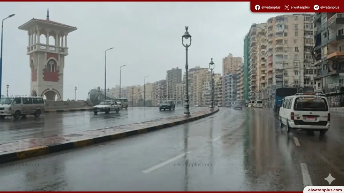 أمطار متقطعة بالقاهرة والجيزة واضطراب في الطقس على أغلب الأنحاء