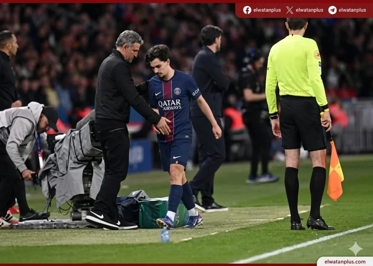 اصابة فيتينيا باريس سان جيرمان