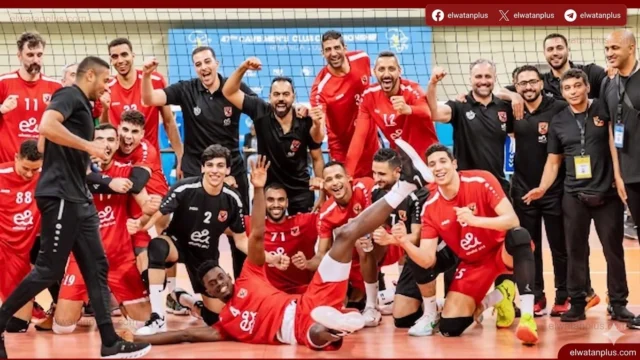 الأهلي طائرة رجال ربع نهائي بطولة افريقيا للاندية