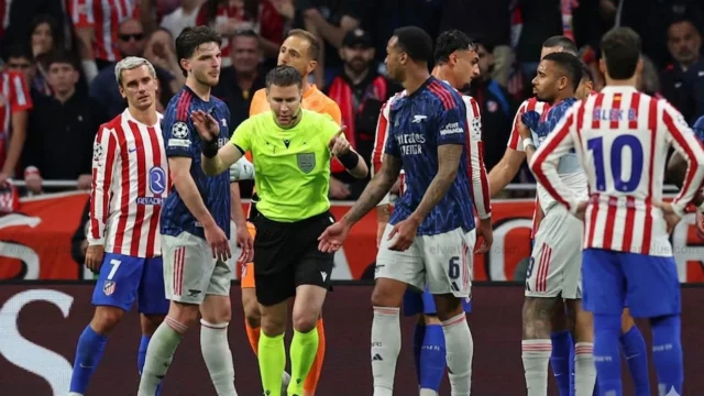 تعادل آرسنال وأتلتيكو مدريد دوري ابطال اوروبا نصف النهائي