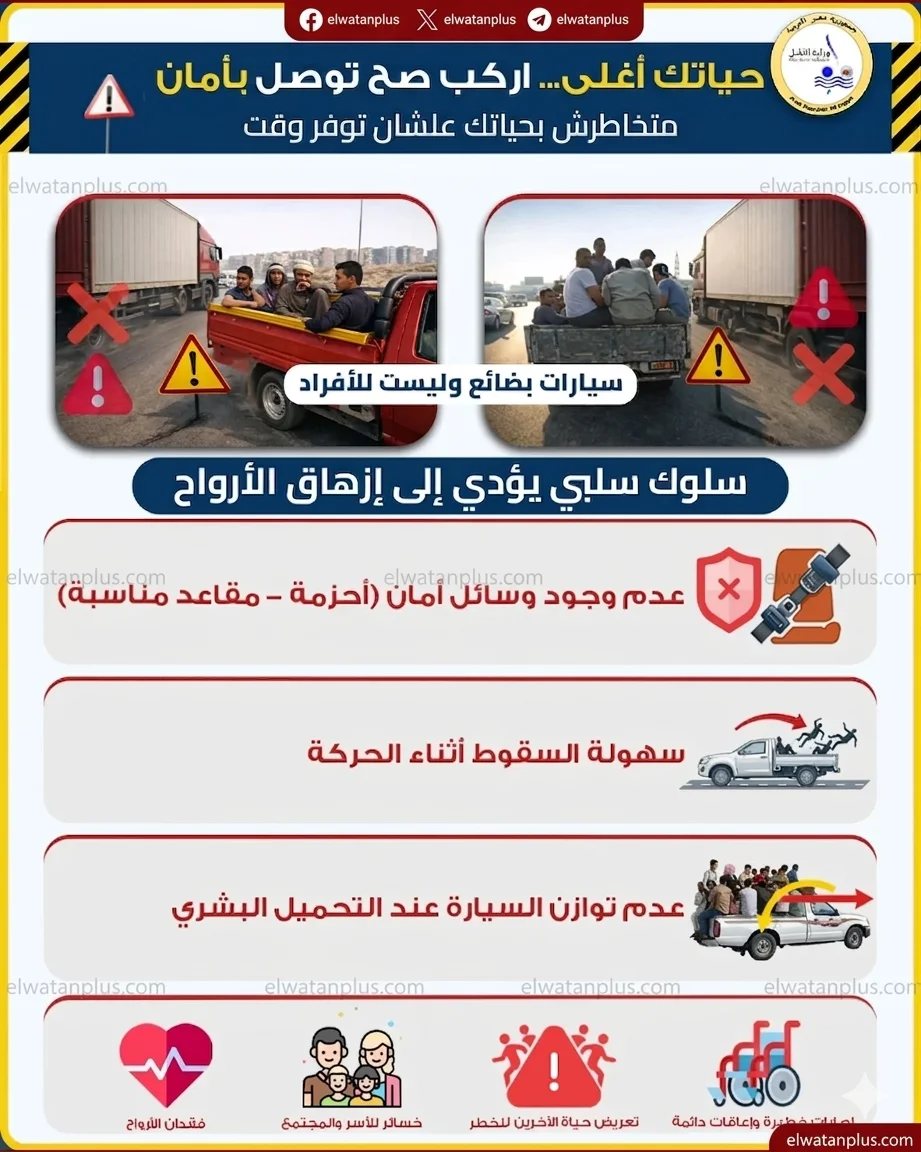 حملة سلامتك تهمنا وزارة النقل