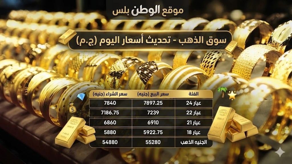 سعر الذهب اليوم في مصر اليوم
