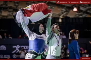 سلمى محمد تحصد برونزية مونديال التايكوندو للشباب