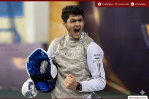 فضية عالمية لعبد الرحمن طلبة في سلاح الشيش.. وتهنئة رسمية من وزير الرياضة