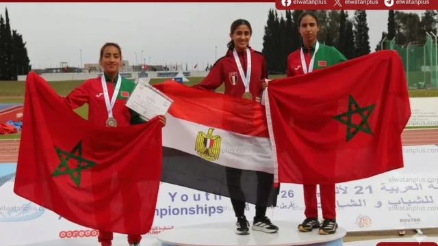 منتخب مصر ألعاب القوى البطولة العربية تونس