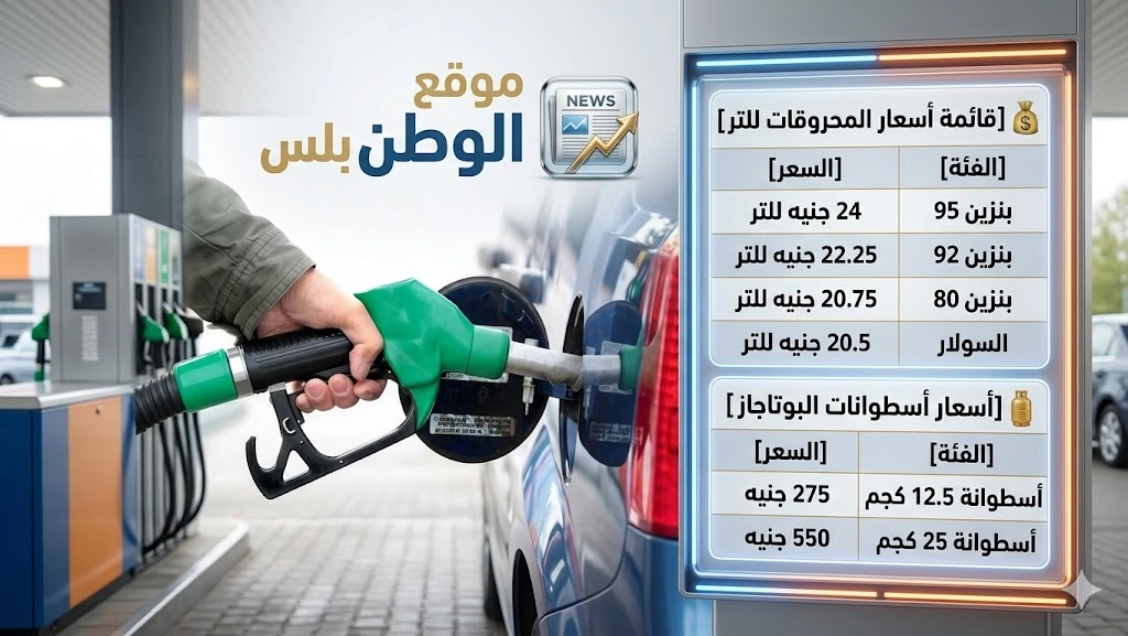 أسعار البنزين والسولار اليوم في مصر 