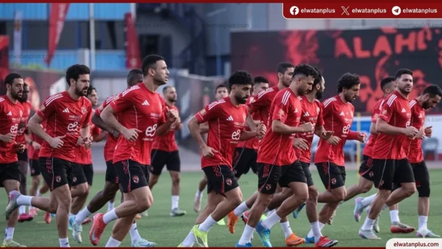 الأهلي يختتم مرانه الأساسي استعدادًا لمواجهة إنبي بالدوري