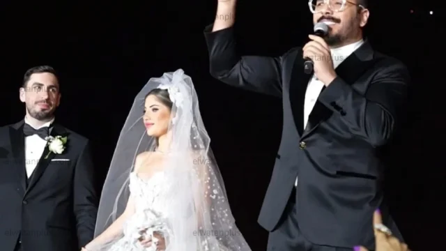 حفل زفاف ابنة باسل سماقية عند الاهرامات