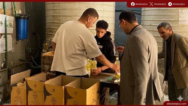 ضبط خل وزيت مجهول المصدر