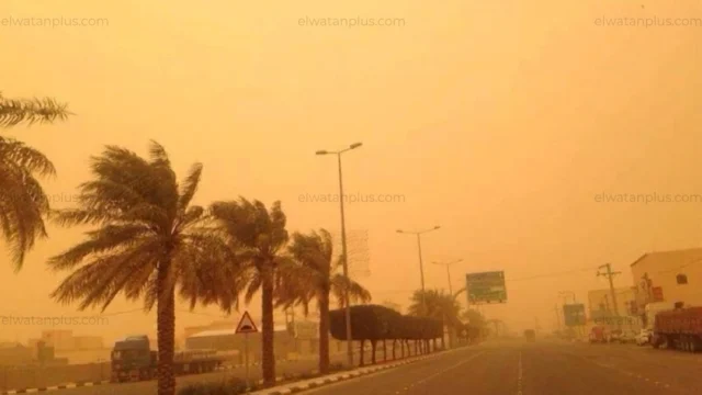 طقس تبوك اليوم الاتربة المثارة