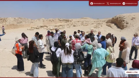 مؤسسة زاهي حواس تنظم جولة علمية لطلاب التكنولوجيا الحيوية بالمتحف المصري الكبير
