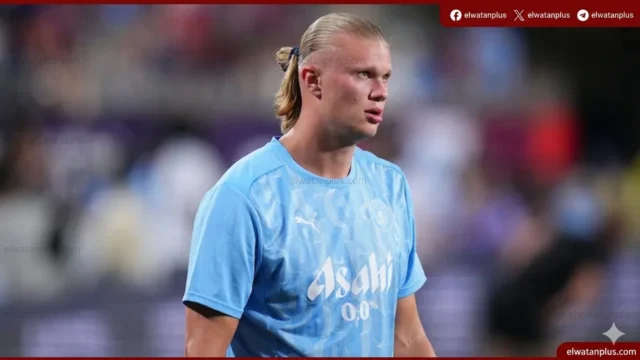 هالاند يشيد بصلاح ويؤكد احتفاظه بقميصه في منزله