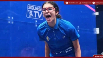 وزير الرياضة يهنئ امينة عرفي ومصطفى عسل بعد التتويج ببطولتي العالم للاسكواش