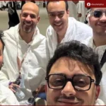 أحمد حاتم يظهر في الحج برفقة المنشد مصطفى عاطف